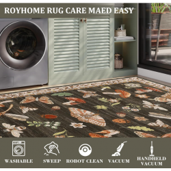 Washable Rug Area Rugs for Living Room，Bedroom