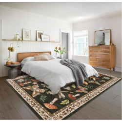 Washable Rug Area Rugs for Living Room，Bedroom