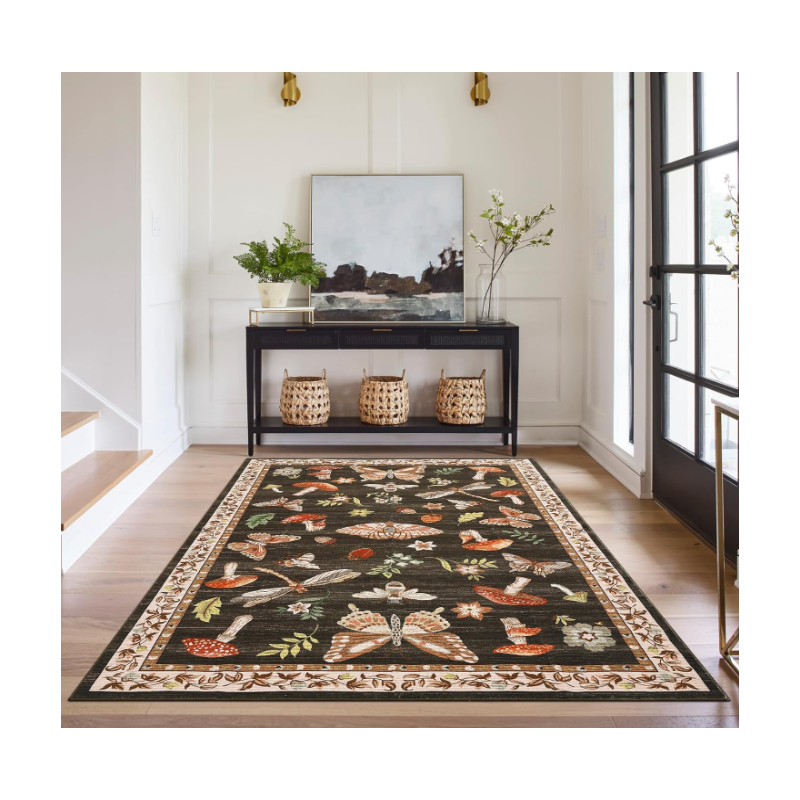 复制 复制 复制 复制 复制 Purple English Lavender Flower Doormat