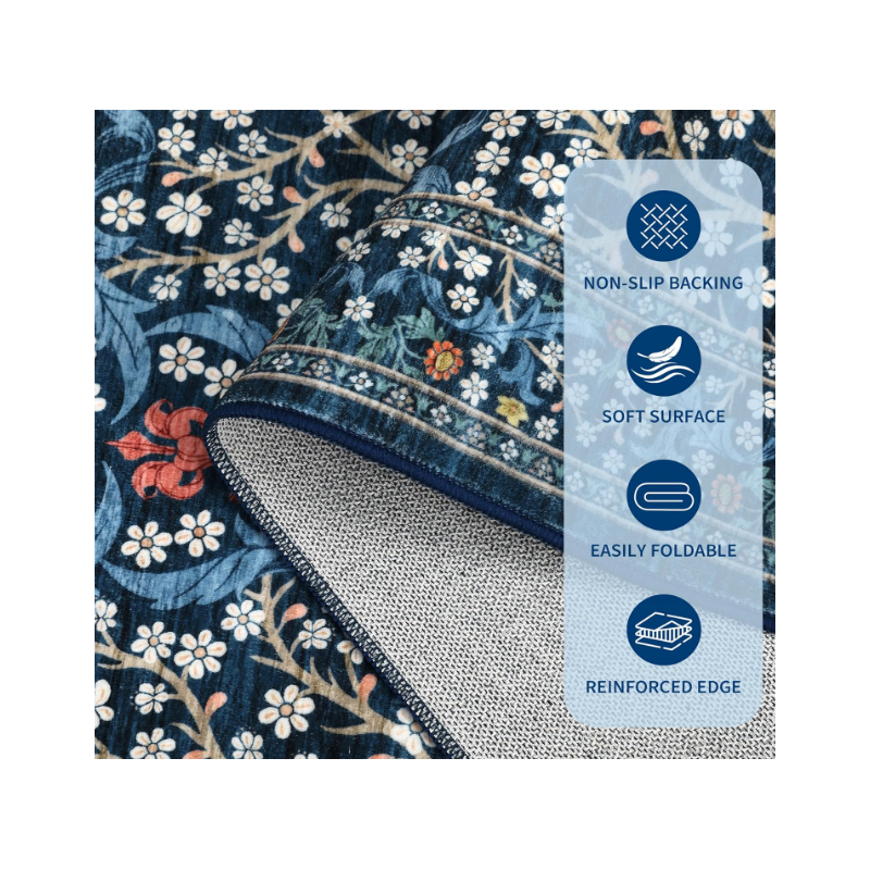 复制 复制 复制 复制 复制 Purple English Lavender Flower Doormat