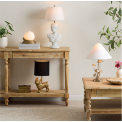 Gold Metal French Bulldog Desk Lamp