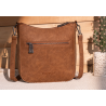 TW Pattern Tooled Collection Crossbody Bag - Coffee