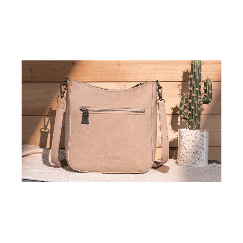 TW Pattern Tooled Collection Crossbody Bag - Padel