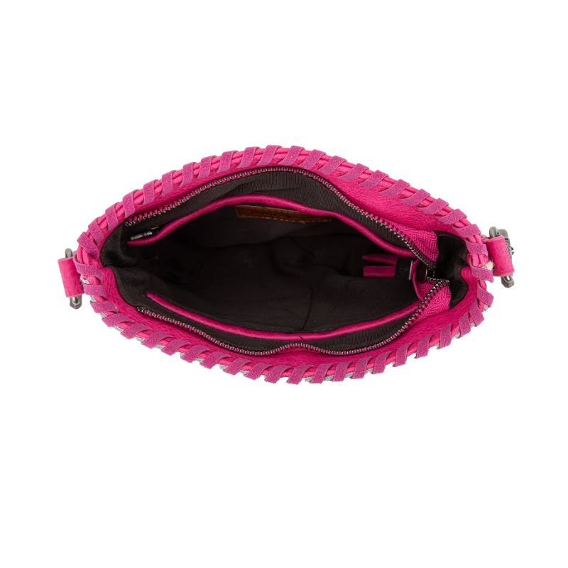 TW Pattern Tooled Collection Crossbody Bag - Brown 的副本 的副本 的副本 的副本