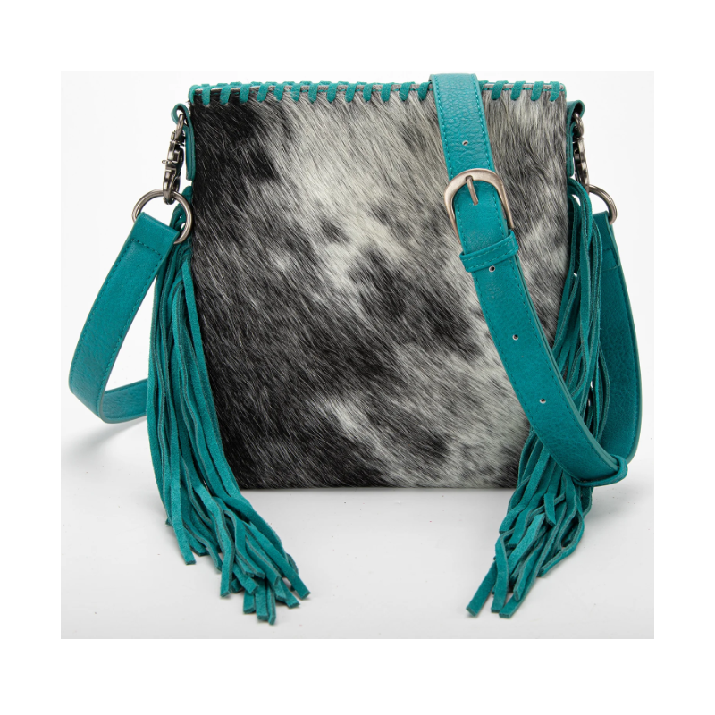 TW Pattern Tooled Collection Crossbody Bag - Brown 的副本 的副本 的副本 的副本 的副本 的副本