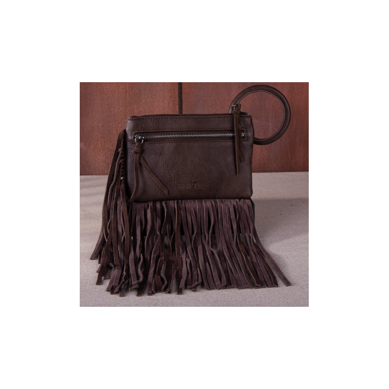 TW Pattern Tooled Collection Crossbody Bag - Brown 的副本 的副本 的副本 的副本 的副本 的副本 的副本