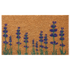 Purple English Lavender Flower Doormat