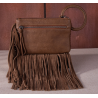 copy of TW Collection Genuine Hair-On Cowhide Ring Handle Bag - Brown