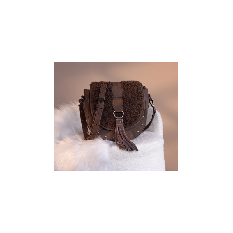Saddle Bag Crossbody - Coffee Saddle Bag Crossbody - Coffee