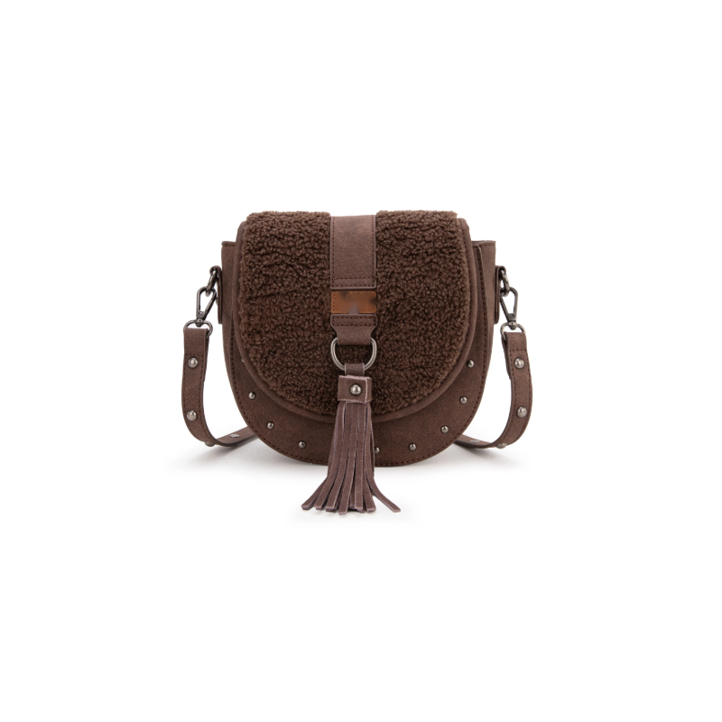 Saddle Bag Crossbody - Coffee