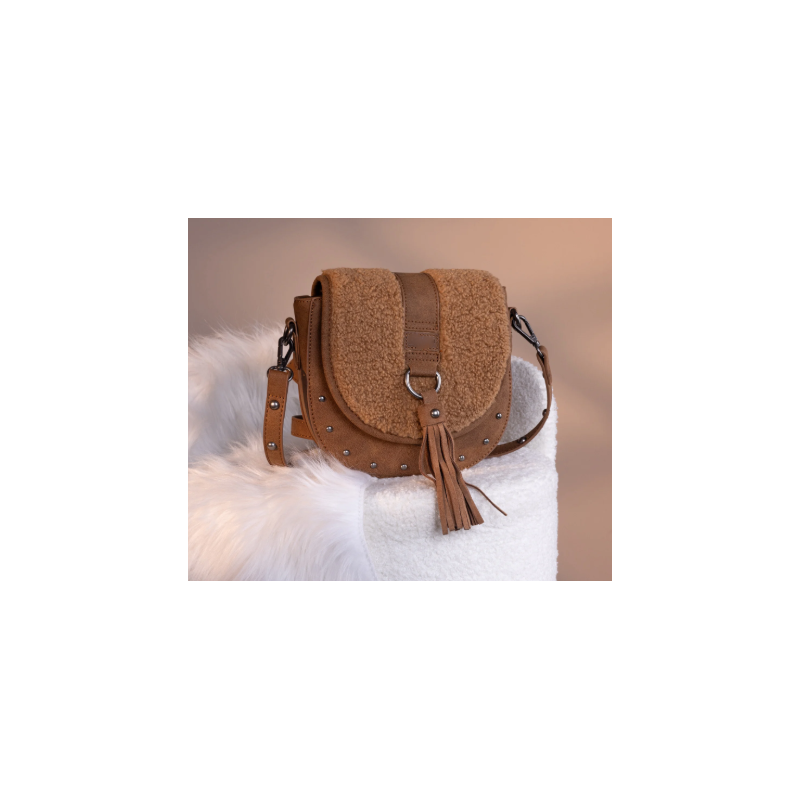 Saddle Bag Crossbody - Brown