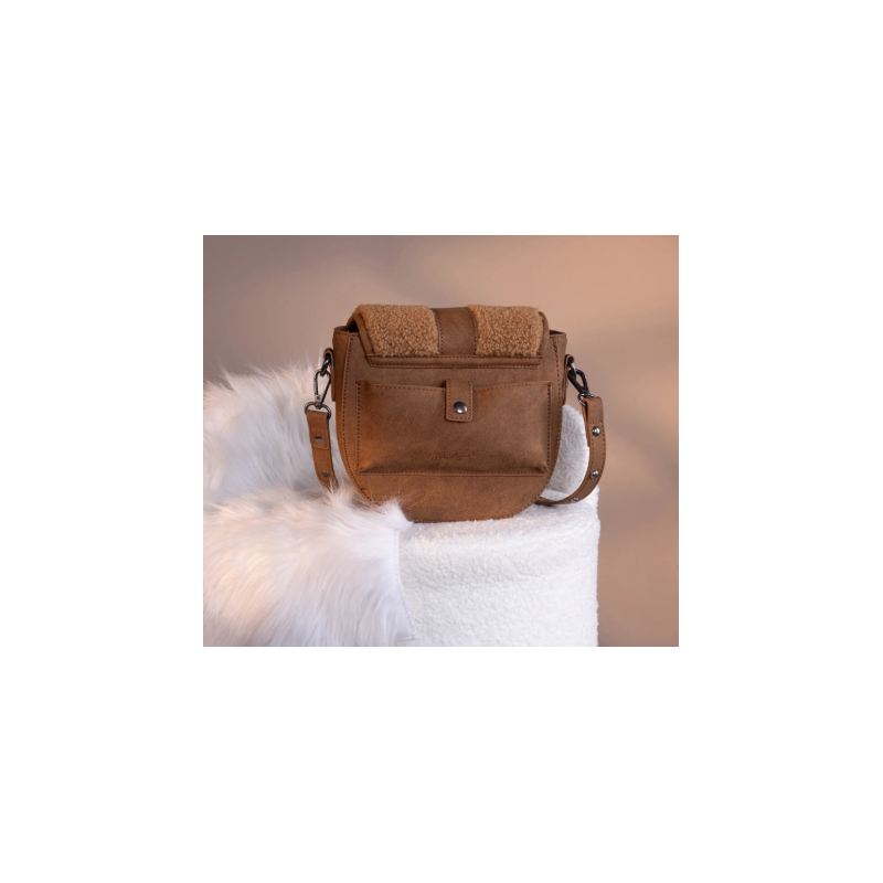 TW Pattern Tooled Collection Crossbody Bag - Brown 的副本 的副本 的副本 的副本 的副本