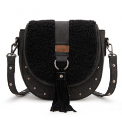 Saddle Bag Crossbody -Black