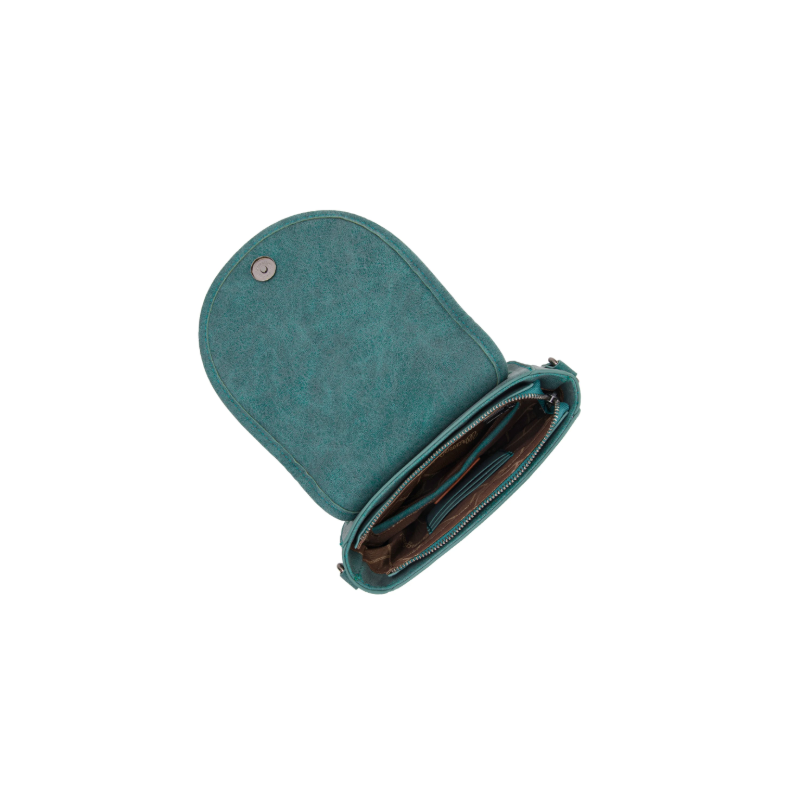 TW Pattern Tooled Collection Crossbody Bag - Brown 的副本 的副本 的副本 的副本 的副本 的副本 的副本