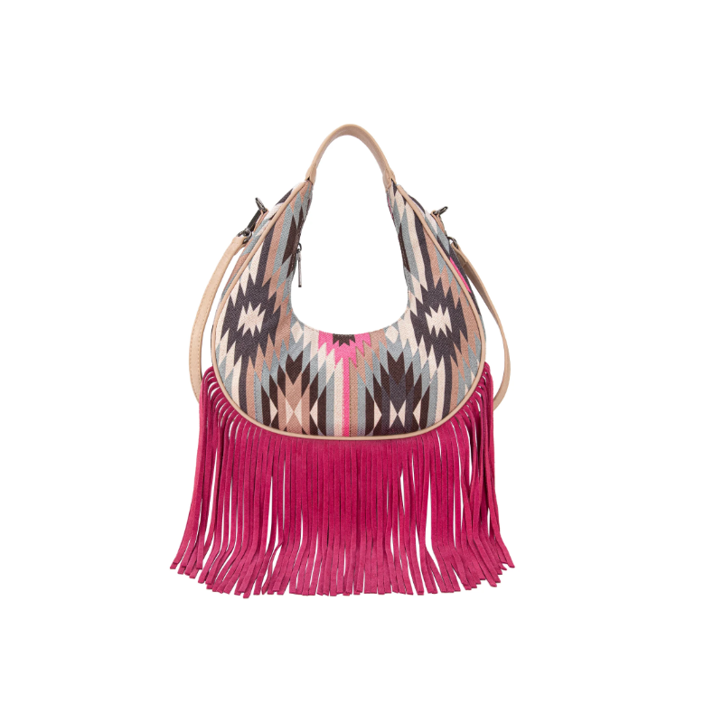Crescent Crossbody Bag - Pink