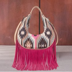 Crescent Crossbody Bag - Pink