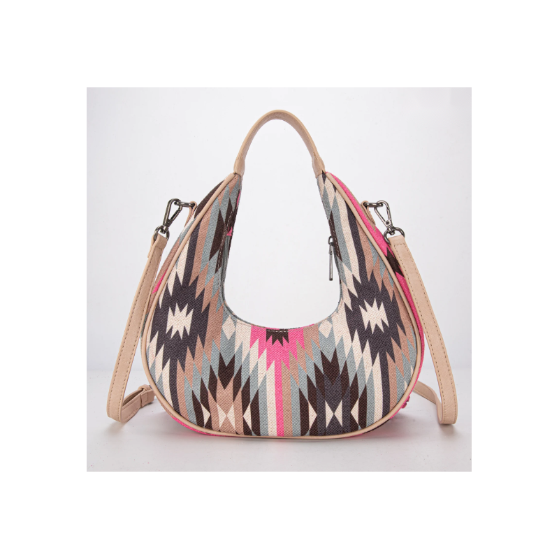 复制 复制 复制 复制 复制 复制 复制 TW Pattern Tooled Collection Crossbody Bag - Brown