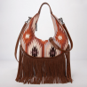 Crescent Crossbody Bag - Brown