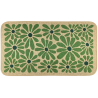 Spring Green Floral Decorative Doormat, Seasonal Summer Low-Profile Switch Rug Door Mat Floor Mat for Indoor Outdoor