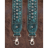 TB's Western Bling Bling Guitar Style Crossbody Strap - Dark Green