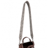 TB's Western Bling Bling Guitar Style Crossbody Strap - Light Grey