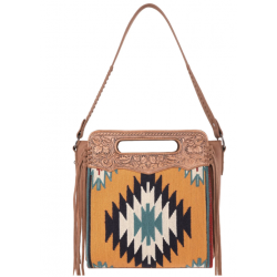 TW Collection Genuine Leather Collection Concealed Carry Hobo Blue