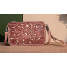 TW Pattern Tooled Collection Crossbody Bag - Brown 的副本 的副本 的副本 的副本 的副本