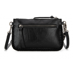 TW Collection - Leather Floral Tooled Collection Clutch - Classic Black