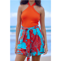 Halter Neck Sleeveless Top