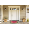 Colorful Design Natural Coir Doormat, Watermelon