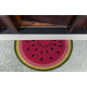 Colorful Design Natural Coir Doormat, Watermelon