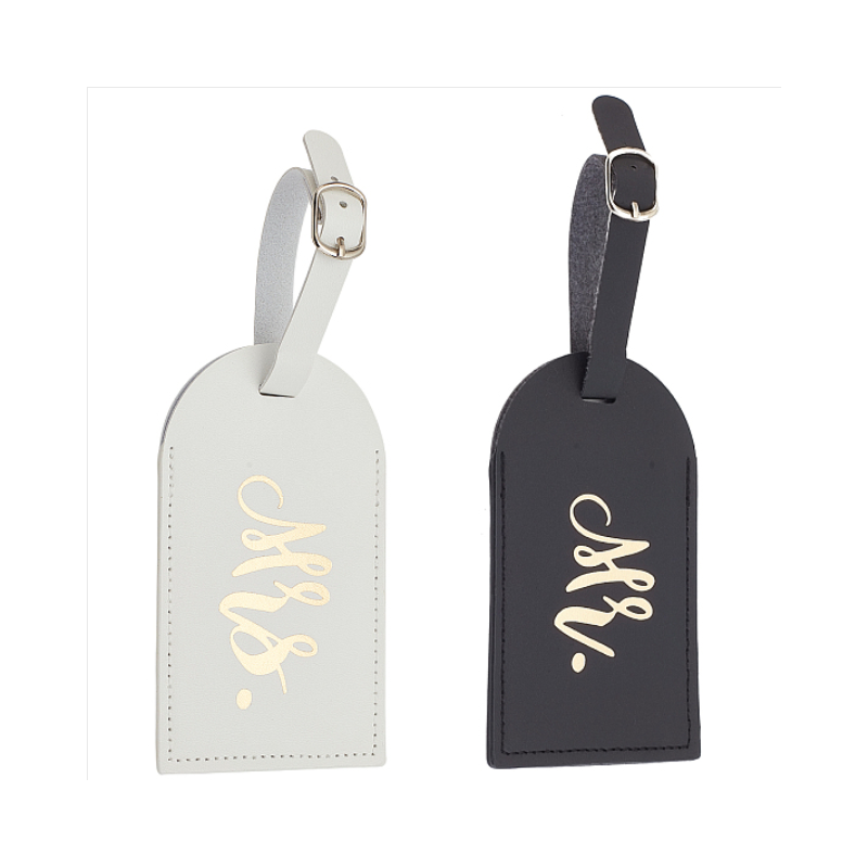 2Pcs 2 Colors PU Leather & Alloy Luggage Bag Tags, Travel ID Labels, Suitcase Name Tags 2Pcs 2 Colors PU Leather & Alloy Luggage Bag Tags, Travel ID Labels, Suitcase Name Tags
