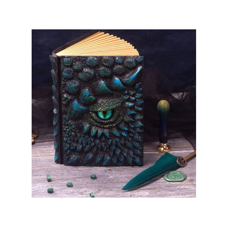 Embossed Bird Eye Resin Notebooks, Retro Travel Journals Embossed Bird Eye Resin Notebooks, Retro Travel Journals