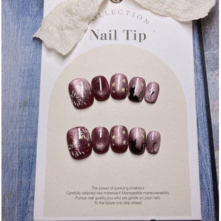 Plastic False Nail Tips, Full Cover Press On False Nails, Nail Art Detachable Manicure