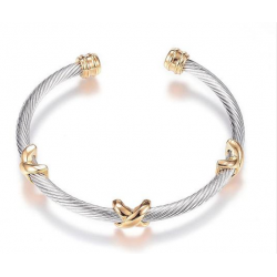 316 Surgical Stainless Steel Torque Cuff Bangles