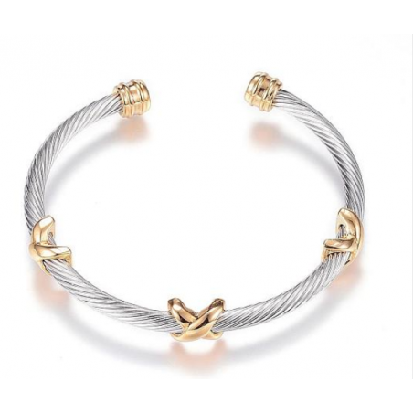 316 Surgical Stainless Steel Torque Cuff Bangles