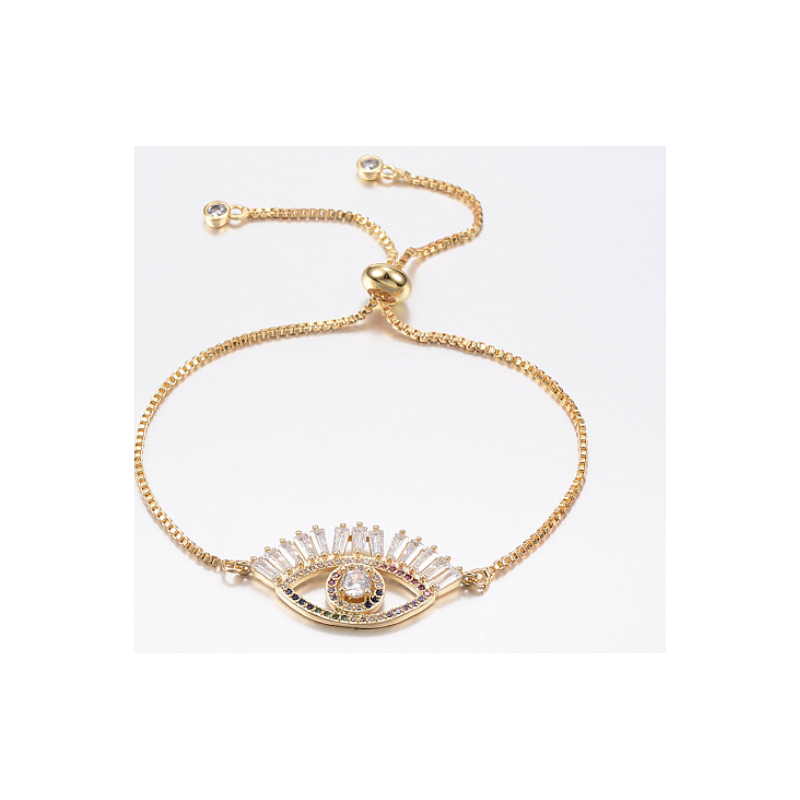 Adjustable Brass Micro Pave Cubic Zirconia Bolo Bracelets Adjustable Brass Micro Pave Cubic Zirconia Bolo Bracelets