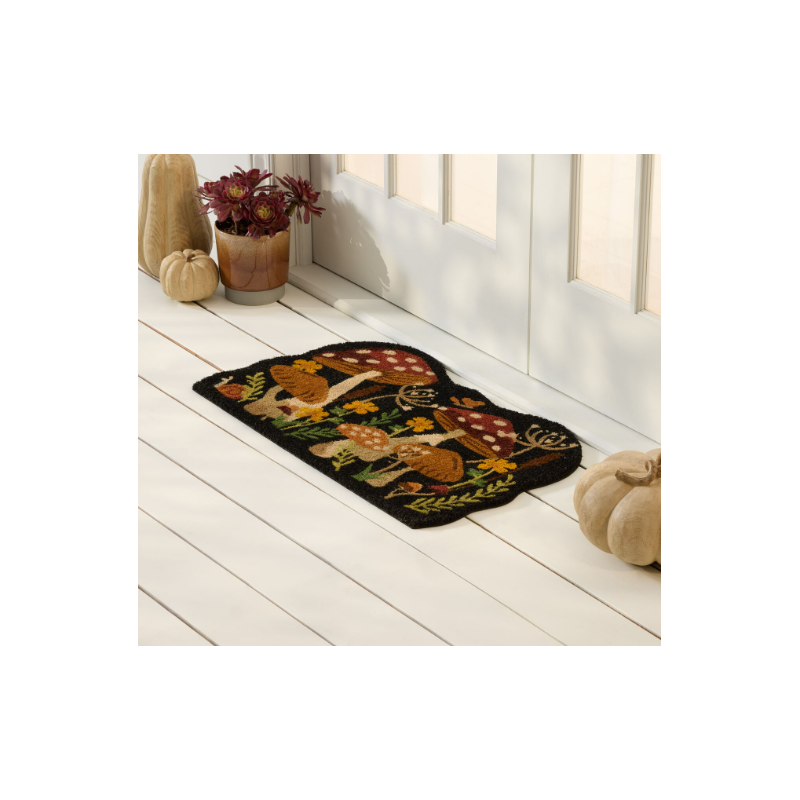 OT Mushroom Dream Coir Doormat