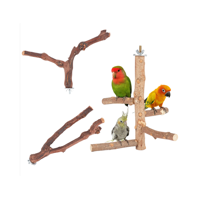 Satinwood Parrot Standing Twig, with Iron Finding, Pet Supplies Satinwood Parrot Standing Twig, with Iron Finding, Pet Supplies
