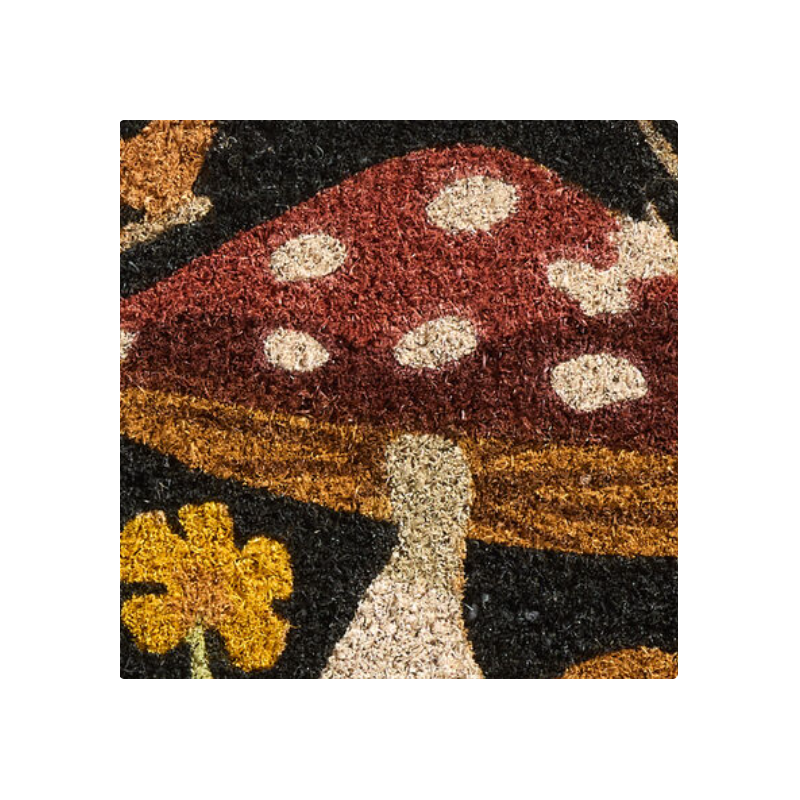 OT Mushroom Dream Coir Doormat