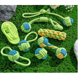 8Pcs Sturdy Cotton Rope Dog Toys, Puppy Pet Chew Toys