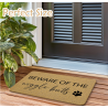 Funny Dog Door Mat, Dog Welcome Mat
