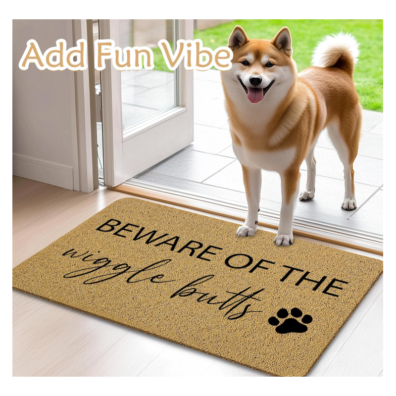 Funny Dog Door Mat, Dog Welcome Mat Funny Dog Door Mat, Dog Welcome Mat